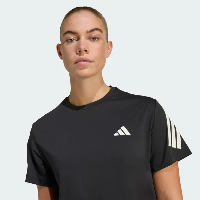 【adidas 愛迪達】Adi365 Climacool 女 T恤 運動上衣 休閒短袖 黑 白 亞版(JZ5114)