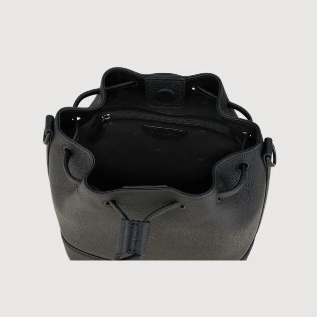 【BRAUN BUFFEL 德國小金牛】蓋蓓 小水桶包-黑色/麥色/杏色(BF874-31-BK/BRA/HM) 女包送禮推薦