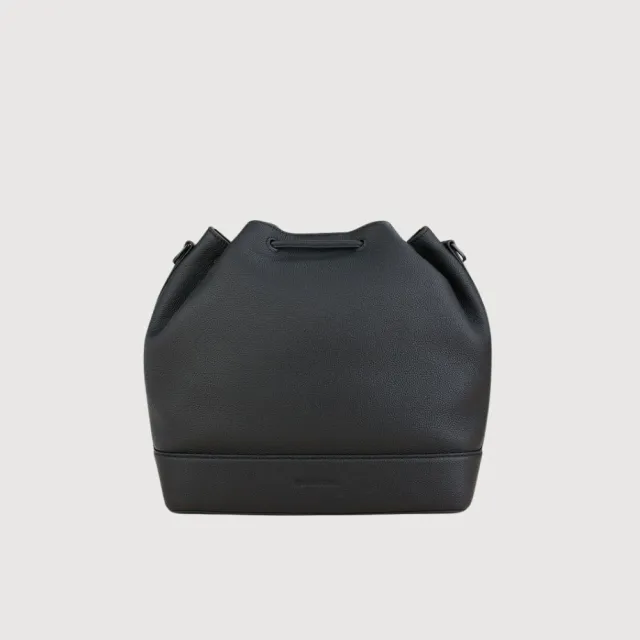 【BRAUN BUFFEL 德國小金牛】蓋蓓 大水桶包-黑色/麥色/杏色(BF874-32-BK/BRA/HM) 女包送禮推薦