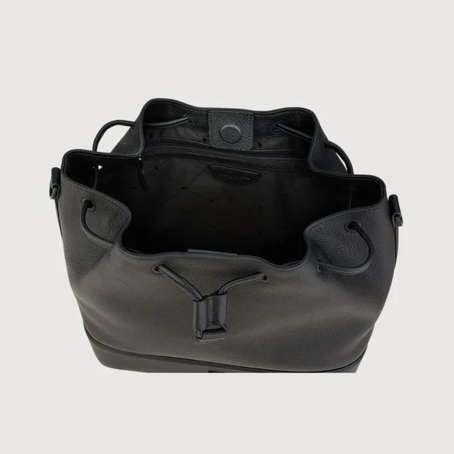 【BRAUN BUFFEL 德國小金牛】蓋蓓 大水桶包-黑色/麥色/杏色(BF874-32-BK/BRA/HM) 女包送禮推薦