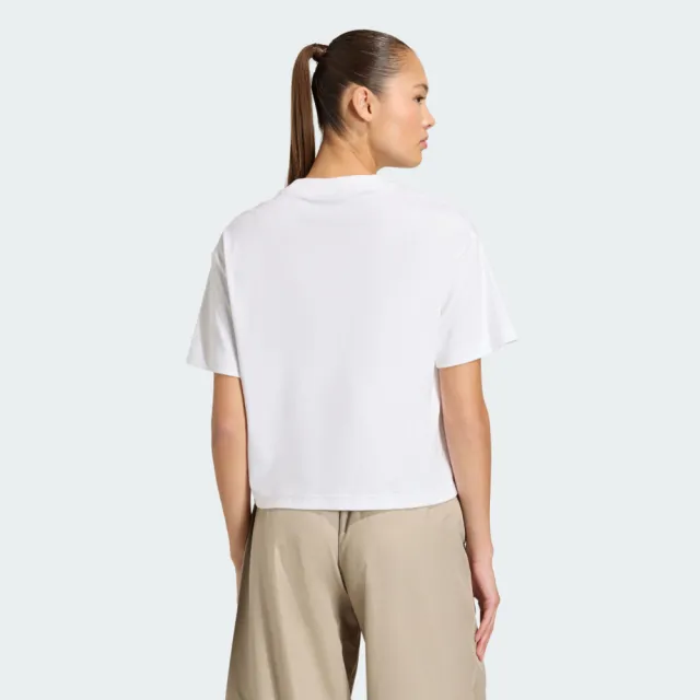 【adidas 愛迪達】W Ct Upf Tee 女 T恤 運動上衣 休閒短袖 白 黑 亞版(JZ6944)