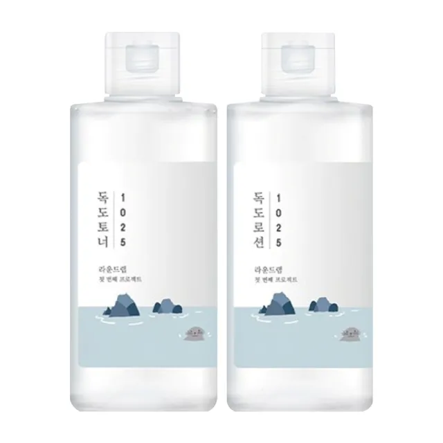 【roundlab】1025獨島保濕化妝水200ml+乳液200ml套組