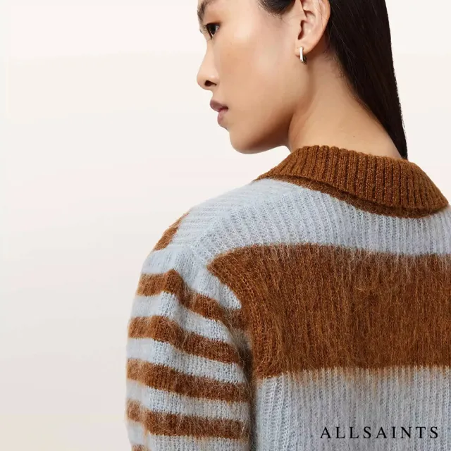 【ALLSAINTS】CLEM 馬海毛針織POLO上衣 (常規版型)