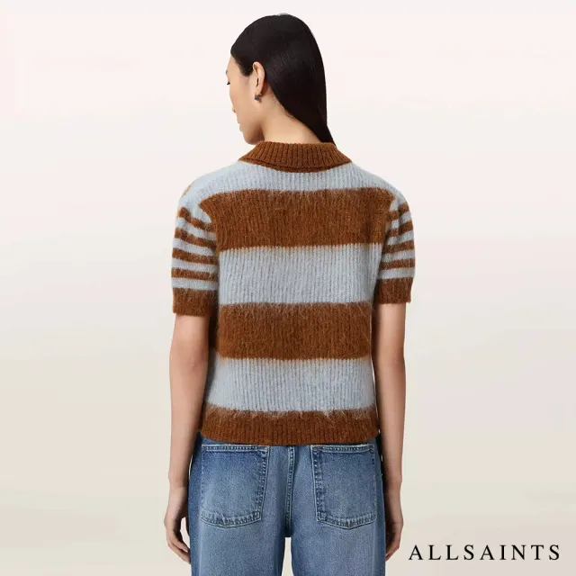 【ALLSAINTS】CLEM 馬海毛針織POLO上衣 (常規版型)