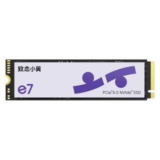 【ZHITAI 致態】致態小翼e7 500GB M.2 2280 Gen4 PCIe 4.0 SSD固態硬碟(五年保)