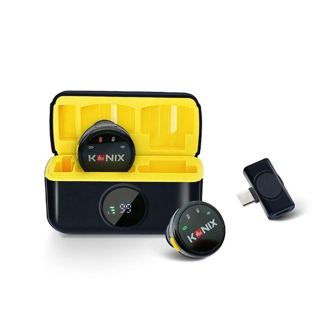 【Konix】G5 無線收音麥克風(一對二無線麥克風 收音增強 抗雜音更優 附充電盒)