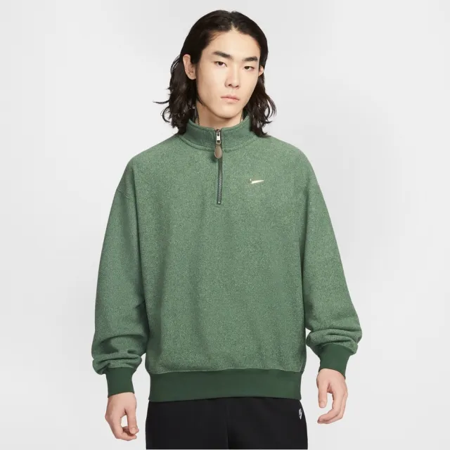 NIKE 耐吉】半開襟上衣男AS M NK SSNL+ HW BB QZ TOP 運動休閒綠色