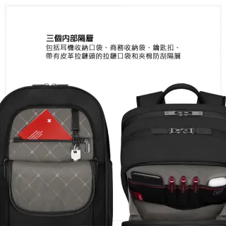 【VICTORINOX 瑞士維氏】Altmont Modern系列 豪華型後背包 曜石黑/岩石白/海軍藍(653551/653552/653553)