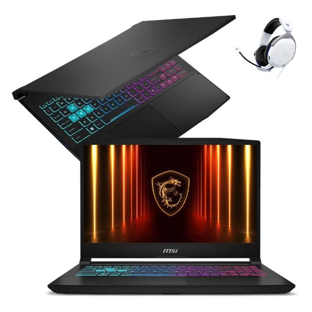 電競耳機★【MSI 微星】15.6吋i9-14900HX RTX5060電競筆電(Katana 15 HX/16G/1T/W11/B14WFK-885TW)
