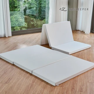 【zZSLEEPER】忘憂折折墊 三折床墊（標準單人）折疊床墊 露營床墊 宿舍床墊 物理治療師推薦