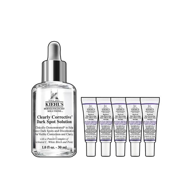 【契爾氏】官方直營 激光極淨白淡斑精華30ml組(Kiehl’s/精華液/保濕 透亮)