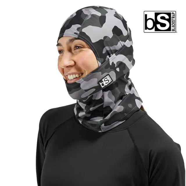 【BlackStrap】BlackStrap Hood Balaclava 印花多功能頭套/迷彩黑灰/單一尺寸/多色選擇(保暖頭套)