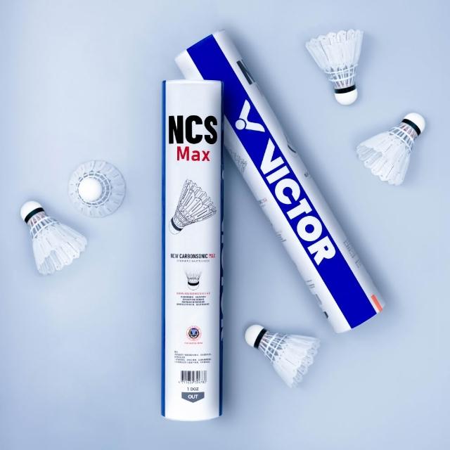 【VICTOR 勝利體育】羽球 新碳音-增韌專業級 NCS Max 飛行穩定 競賽推薦 碳音球 (12入/桶)