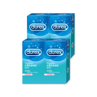 【Durex 杜蕾斯】激情裝衛生套4盒(共48入 保險套/衛生套/避孕套/安全套/避孕/保險套推薦)