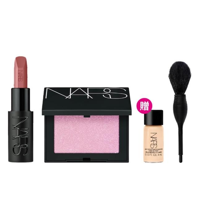 【NARS】緞光持色獨家組(奢慾緞光唇膏/炫色腮紅)