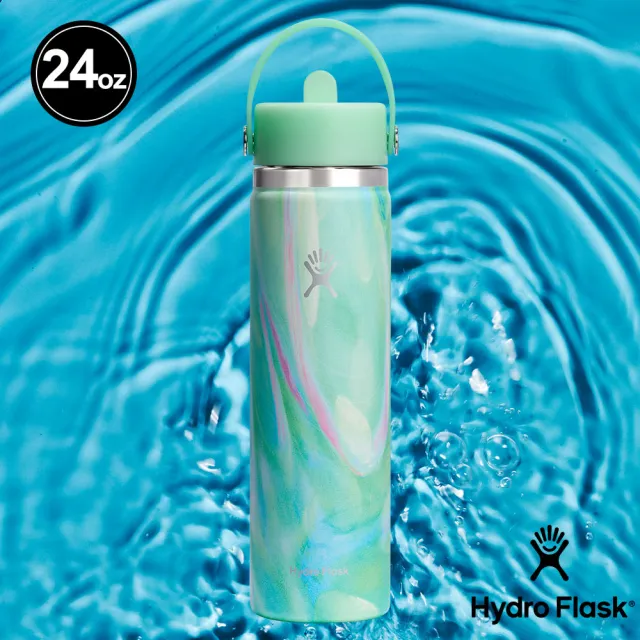【Hydro Flask】24oz/709ml 寬口 吸管 真空 保溫瓶 Jelly(保溫 保冰 保冷 大容量 手搖杯)