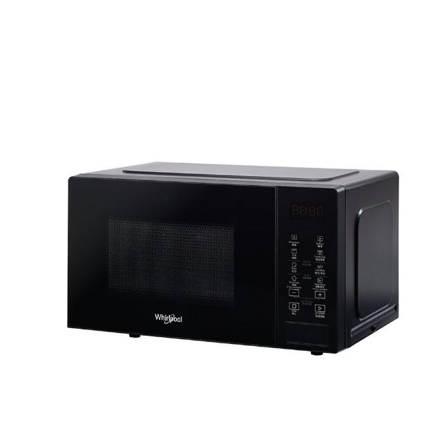 【Whirlpool 惠而浦】20公升燒烤微波爐/烤箱-迷霧黑(MWP203EBT)
