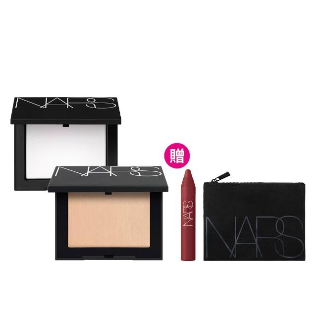 【NARS】裸光蜜粉餅 買1送1(雙11限定組/小白餅/定妝/蜜粉/周年慶)