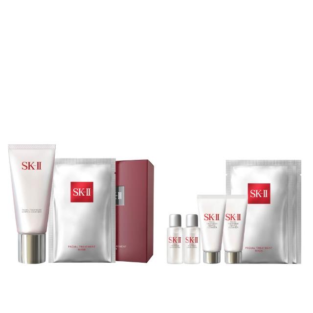 【SK-II】面膜潔面雙重組(面膜6片+潔面乳120g)