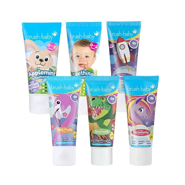 【brush baby】兒童木醣醇牙膏全系列(多款可選)