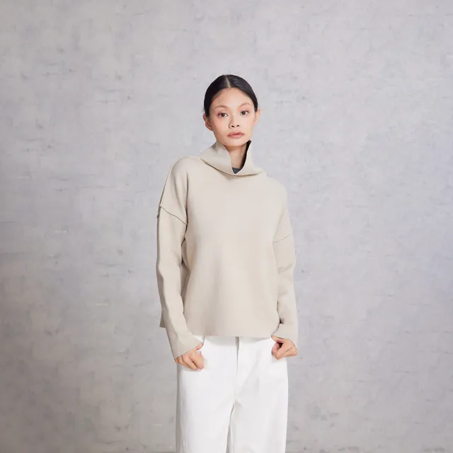 【giordano ladies】25FW 撞色立領針織衫(02355570)