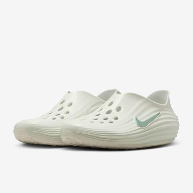 【NIKE 耐吉】REACTX REJUVEN8 涼鞋 男鞋 洞洞鞋 白灰 HV5060-005