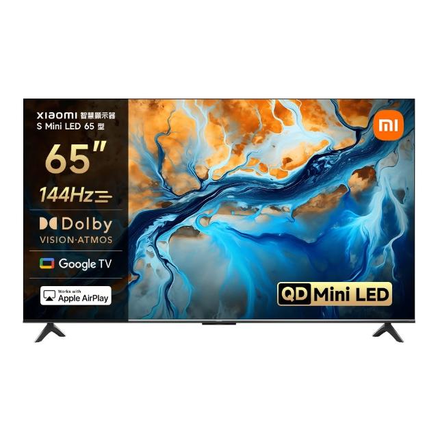 【小米官方旗艦館】Xiaomi 65型4K Mini LED 144Hz GoogleTV杜比智慧聯網顯示器(S mini 65)