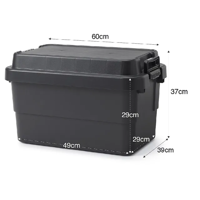【MUJI 無印良品】耐壓收納箱/大 約50L(4入組)