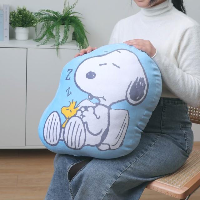 【Norns】MOCHI Feel 造型抱枕(Peanuts 史努比 Snoopy 蠟筆小新 迪士尼 小熊維尼 麻糬感抱枕)