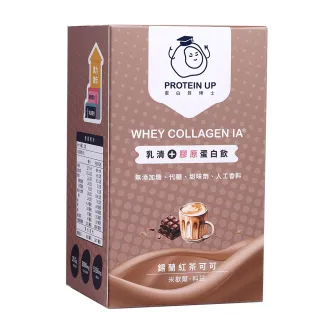 【PROTEIN UP 蛋白質博士】乳清膠原蛋白飲 IA (6包/盒)(錫蘭紅茶可可)x1盒