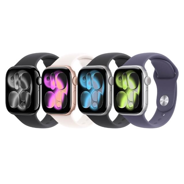 【Apple】Apple Watch Series 11 GPS+行動網路 46mm(鋁金屬錶殼搭配運動型錶帶)