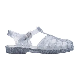 【Melissa】前包亮片T字涼鞋(透明色)