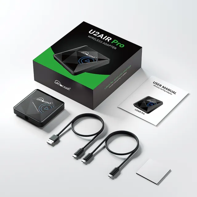 【ottocast】U2Air Pro 蘋果CarPlay有線轉無線 隨插即用 更快速更便利(CarPlay有線轉無線)