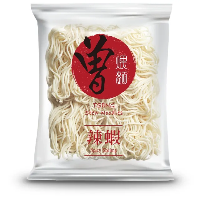 【曾拌麵】任選3盒-辣蝦湯麵/豚骨湯麵(3入/盒)