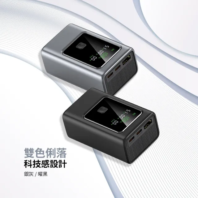 MCK 台灣製造 10000mAh 35W數顯快充行動電源(數顯電壓、電流、瓦數)
