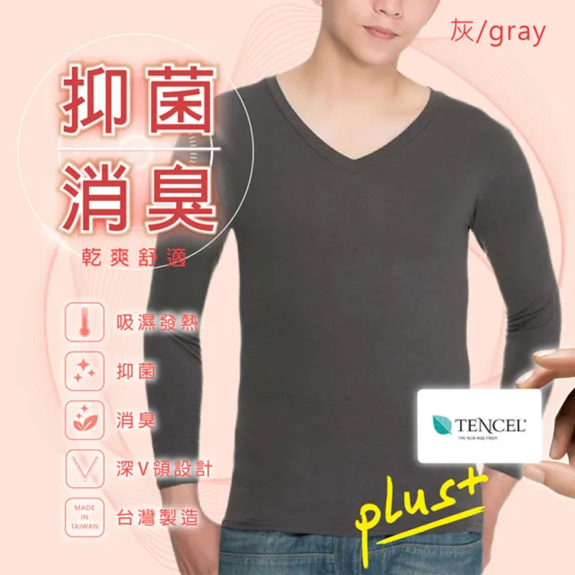 【富立金】極速升溫熱進化plus男/女V領發熱衣 加碼送BVD浴巾(L280/L281+B06001 內著 保暖機能 MIT)
