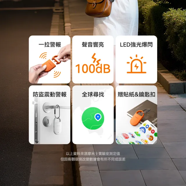 【Momax】PinBuzz 可充電防盜個人警報器 Find My 全球防丟器(僅兼容Apple設備)
