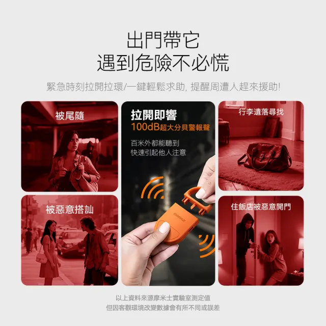 【Momax】PinBuzz 可充電防盜個人警報器 Find My 全球防丟器(僅兼容Apple設備)