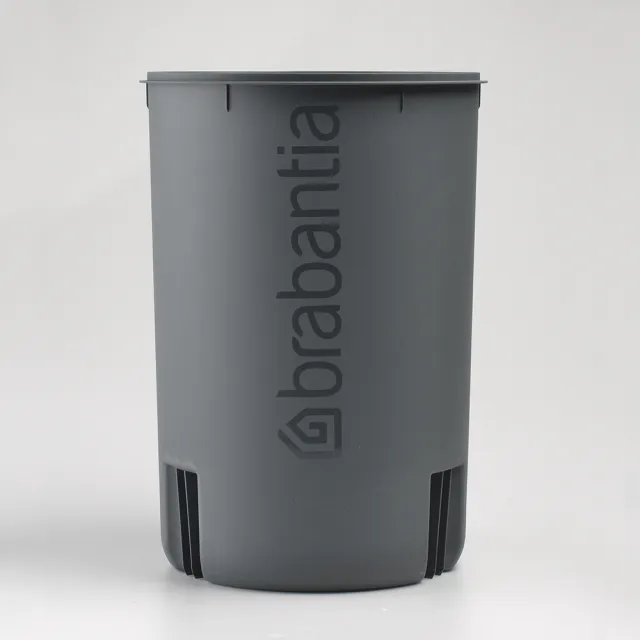 【Brabantia】Newicon 腳踏式時尚環保垃圾桶 12L 鉑金色(平輸品)