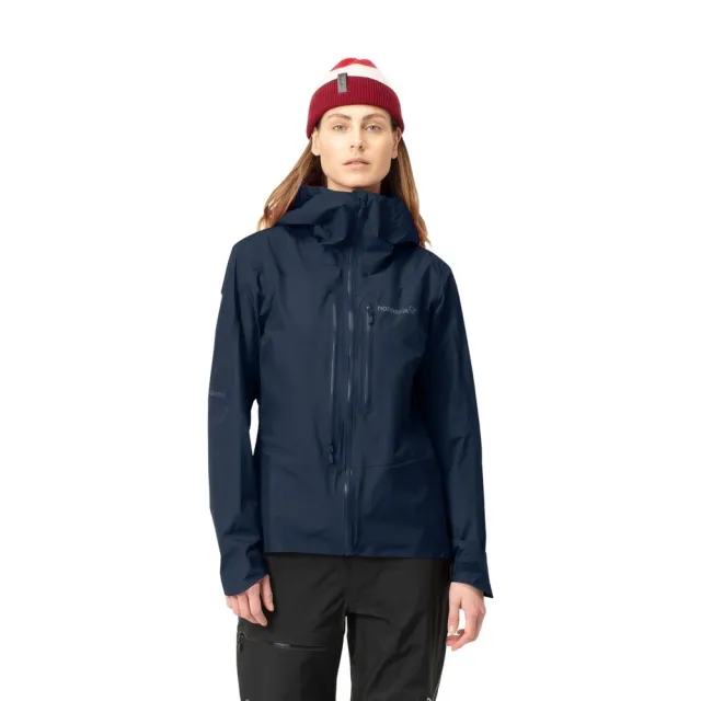 【NORRONA】falketind Gore-Tex Paclite 防水外套 女款 靛青藍