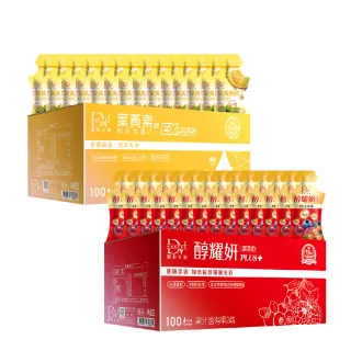 【DV 麗彤生醫】直播限定/醇耀妍PLUS+(100入)x1箱+超級漿果葉黃素飲EX PLUS(100入)x1箱