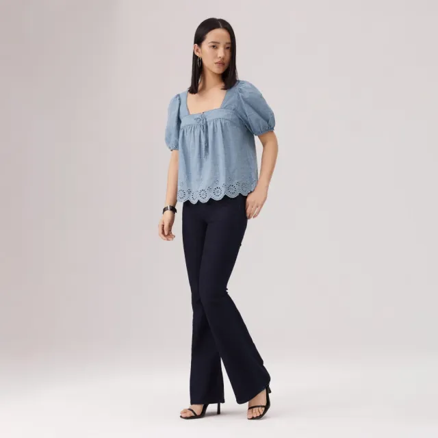 【LEVIS】726™ 高腰 喇叭褲 Cool系列 涼感牛仔褲 高腰牛仔褲 女生牛仔褲 熱賣單品 A3410-0189