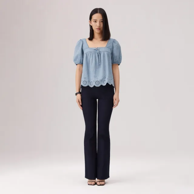 【LEVIS】726™ 高腰 喇叭褲 Cool系列 涼感牛仔褲 高腰牛仔褲 女生牛仔褲 人氣新品 A3410-0189