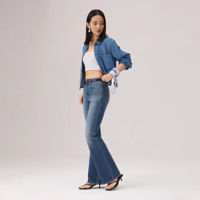 【LEVIS】Levis☆ 726 高腰 靴型 牛仔褲 Cool系列 涼感牛仔褲 女生牛仔褲 人氣新品 A3410-0195