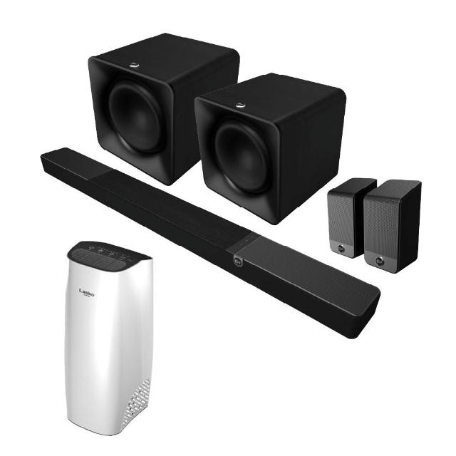 【Klipsch】Flexus Core 300+SUB 200 x2+SURR 200 7.2.4聲道雙重低音天空聲霸全配劇院組(釪環公司貨)