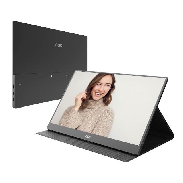 AOC 16T20 AOC 16T20 是一款15.6吋IPS面板螢幕,支援1920*1080解析度,擁有178°廣角與230 cd/m²亮度,內建喇叭,輕巧超薄設計,適合看片追劇、辦公與學生使用,具備抗藍光、護眼、零閃屏等專業功能,提供二年保固。