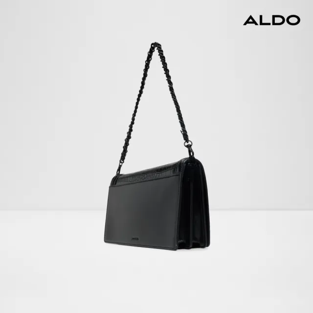 【ALDO】VYVIIENNE-經典動物紋理肩背包/斜背包(黑色)