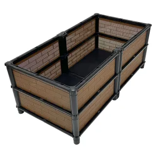 【田園樂】育材正雙層雙連寵物烏龜飼養箱90*45*35cm(適合陸龜、爬蟲、澤龜飼養箱)