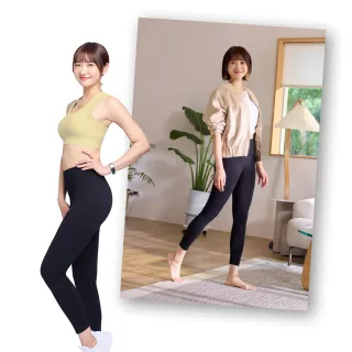 【PP 石墨烯】石墨烯塑崩打卡褲2件(愛莉莎莎推薦 顯瘦提臀保暖塑身褲)