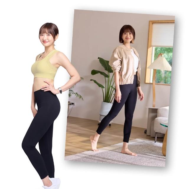 【PP 石墨烯】石墨烯塑崩打卡褲2件(愛莉莎莎推薦 顯瘦提臀塑身褲)